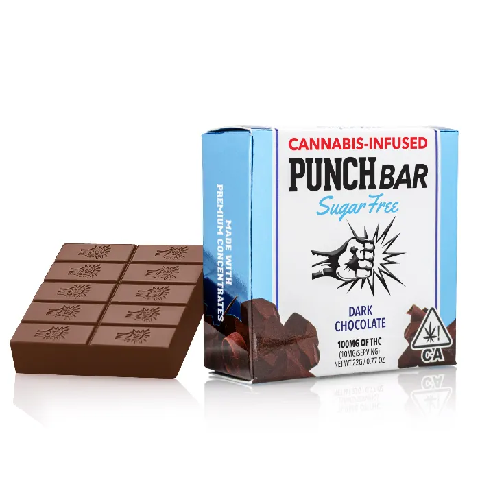 SUGAR FREE SOLVENTLESS DARK CHOCOLATE BAR 100MG - 100 MG