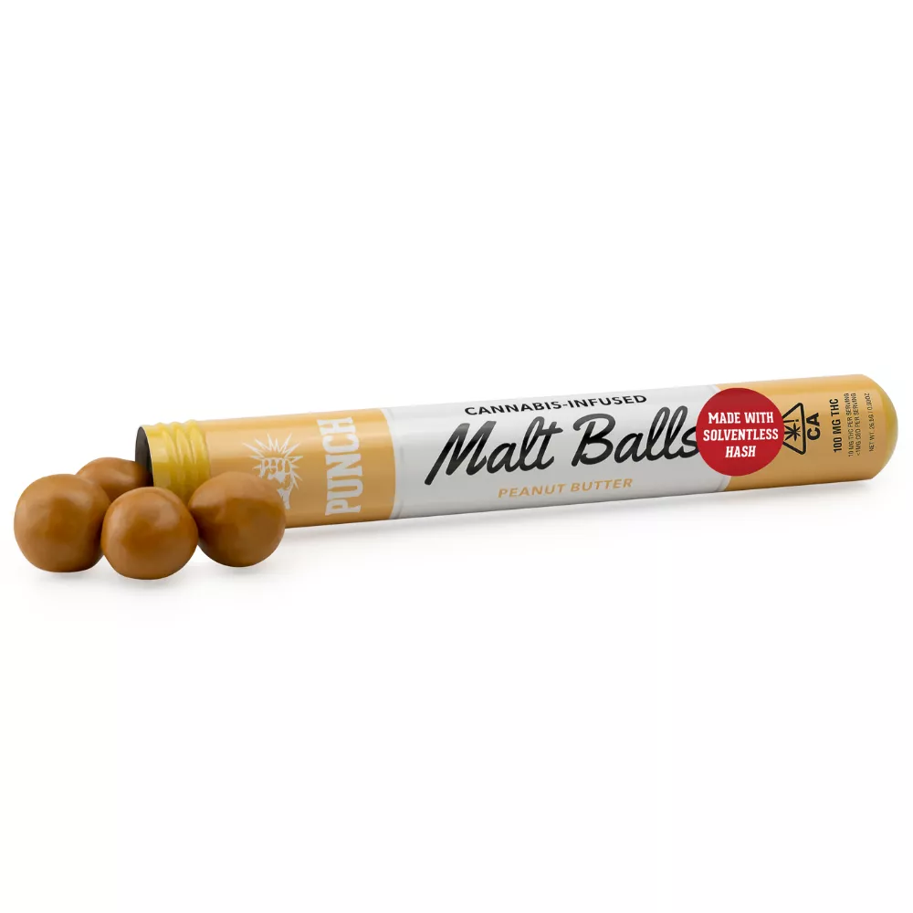 PEANUT BUTTER MALT BALLS 100MG