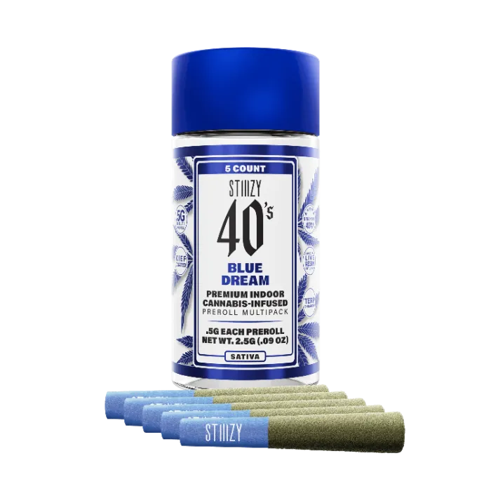 BLUE DREAM INFUSED PRE-ROLL 5PK 2.5G