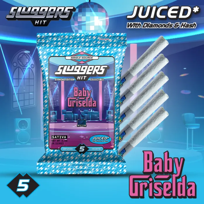 SLUGGERS - BABY GRISELDA INFUSED PREROLLS 5 PACK 3.5G