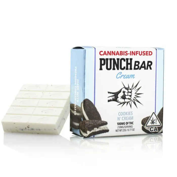 COOKIES N CREAM SOLVENTLESS CHOCOLATE BAR 100MG - 100 MG
