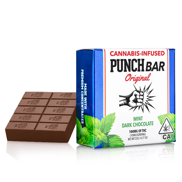 MINT DARK CHOCOLATE BAR 100MG - 100 mg